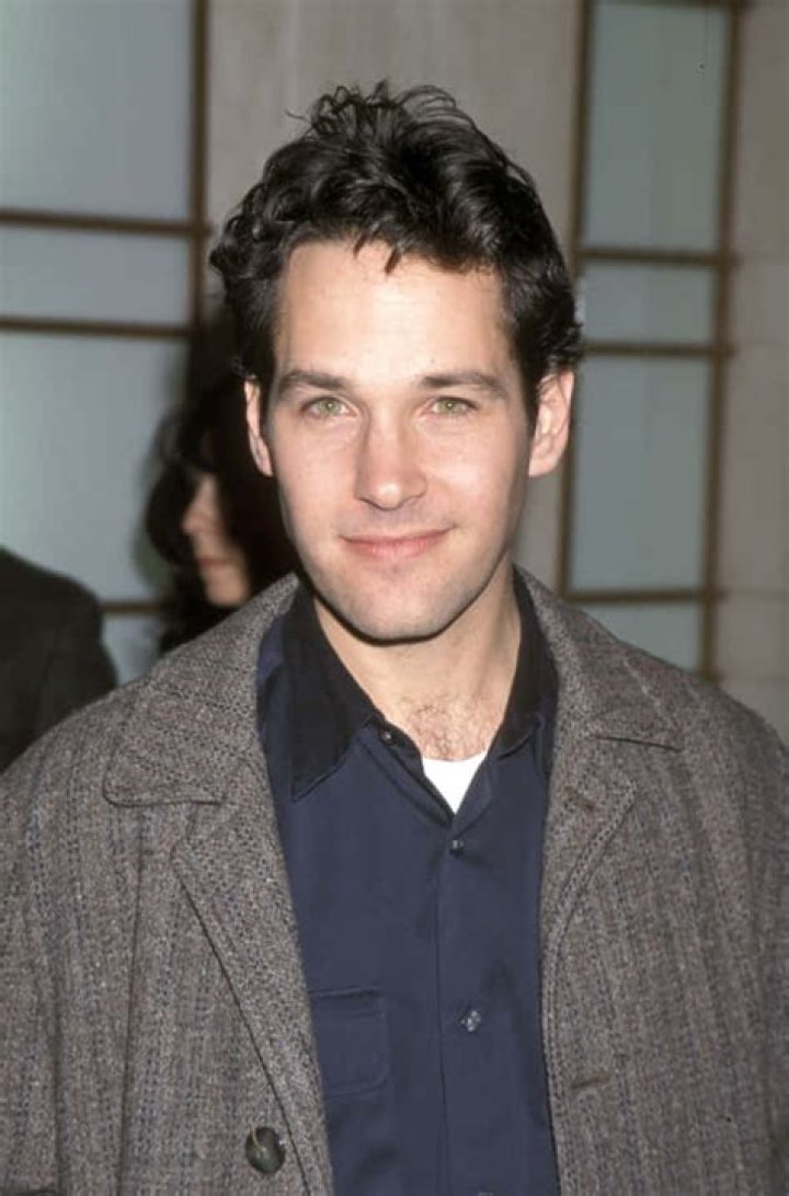 Actor Paul Rudd poses for a portrait in New York's Union Square, Jan. 29, 1997. Rudd is appearing in the Broadway play, "The Last Night of Ballyhoo," which opens at the Helen Hayes Theater on Feb. 27. (Wyatt Counts via AP)