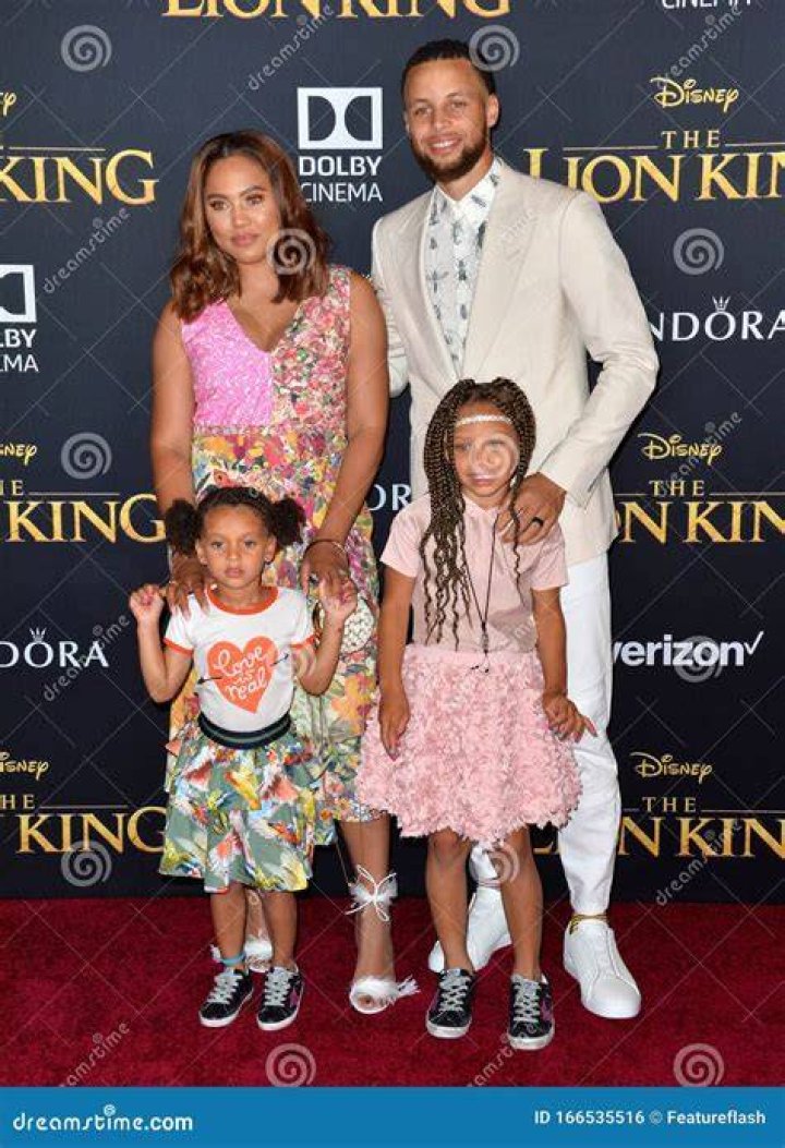Ayesha Curry, Steph Curry, Riley Curry and Ryan Curry'The Lion King' film premiere, Arrivals, Dolby Theatre, Los Angeles, USA - 09 Jul 2019