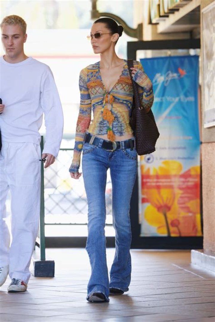 Bella Hadid Takes A Cue From Punk Rock Fashion