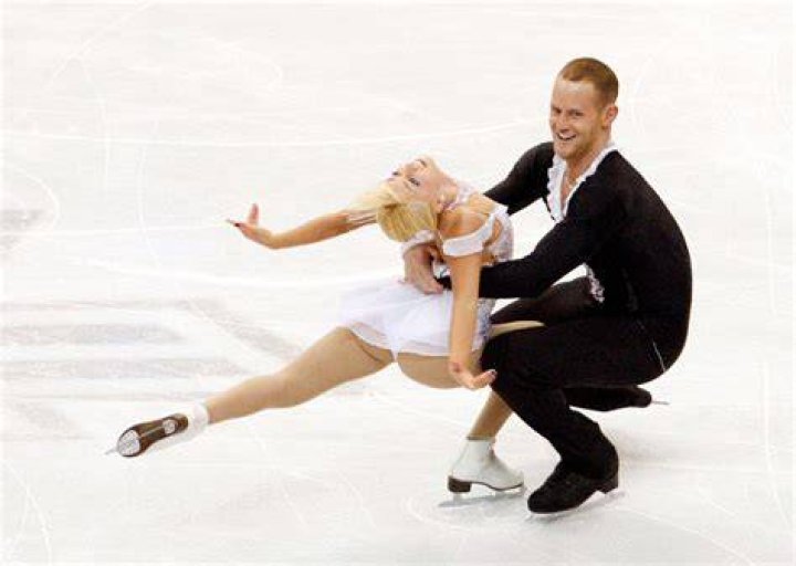 Caydee Denney, John Coughlin Caydee Denney and John Coughlin react as scores are posted after skating in the pairs free skate at the U.S. Figure Skating Championships in Boston US Championships Figure Skating, Boston, USA