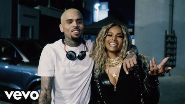 Ciara and Chris Brown