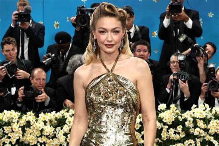 Gigi Hadid in the front row Jeremy Scott show, Front Row, Spring Summer 2020, New York Fashion Week, USA - 06 Sep 2019
