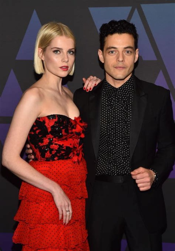 Lucy Boynton and Rami Malek attend San Jose Sharks vs New York Rangers game at Madison Square GardenCelebrities attend San Jose Sharks v New York Rangers, NHL Ice Hockey game, Madison Square Garden, New York, USA - 22 Feb 2020