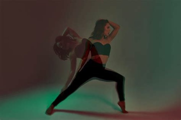 Sharna Burgess poses dramatically